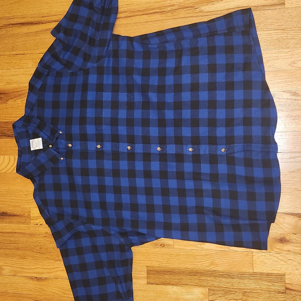 Brooks Brothers XXL cotton Regent Fit button-down buffalo plaid shirt.